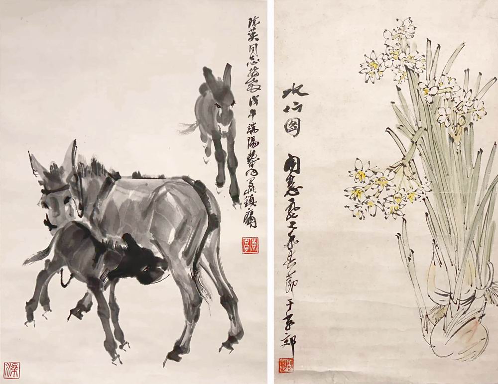 黄胄郑闻慧-9-8（67×46.5cm轴67×40cm轴.jpg